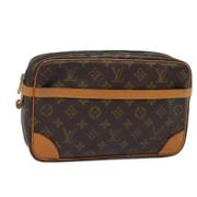 Louis Vuitton Vintage Pre-owned Canvas kuvertvskor Brown, Dam