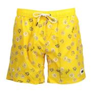 Karl Lagerfeld Herr Gul Badkläder Boxershorts Yellow, Herr