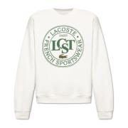 Lacoste Sweatshirt med logotyp White, Herr