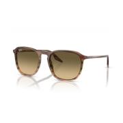 Ray-Ban Brun Randig Solglasögon Rb2203 13920A Brown, Unisex