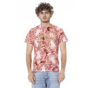 Cavalli Class Tryckt Kortärmad T-shirt Red, Herr