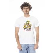 Cavalli Class Logo Print Kortärmad T-shirt White, Herr