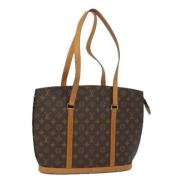 Louis Vuitton Vintage Pre-owned Canvas axelremsvskor Brown, Dam