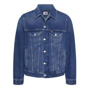 Tommy Hilfiger Denim Truckerjacka med Logo Blue, Herr