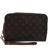 Louis Vuitton Vintage Pre-owned Canvas kuvertvskor Brown, Dam