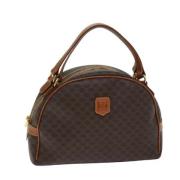 Celine Vintage Pre-owned Laeder handvskor Brown, Dam