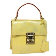 Louis Vuitton Vintage Pre-owned Laeder handvskor Yellow, Dam