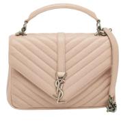 Yves Saint Laurent Vintage Pre-owned Laeder handvskor Pink, Dam