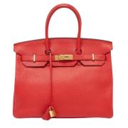 Hermès Vintage Pre-owned Laeder totevskor Red, Dam