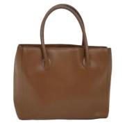 Celine Vintage Pre-owned Laeder handvskor Brown, Dam