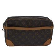 Louis Vuitton Vintage Pre-owned Canvas kuvertvskor Brown, Dam