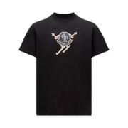 Moncler Ski Logo T-shirt Black, Herr