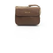 Cerruti 1881 Crossbody Väska med Dubbel Ficka Brown, Dam