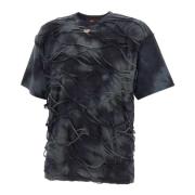 Diesel Svart Tie-Dye T-Boxket T-shirt Black, Herr