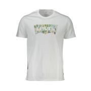 Levi's Bomull Logo Print T-shirt White, Herr