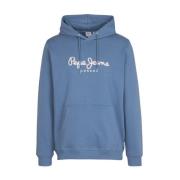 Pepe Jeans Modern huvtröja för män Blue, Herr