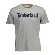 Timberland grå bomull logot-shirt Gray, Herr