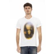 Trussardi Kortärmad Rund Hals T-shirt White, Herr