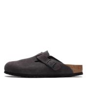 Birkenstock Velvet Grey Regular Fit Sandaler Gray, Herr