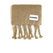 Jil Sander Stiliga Scarfs Kollektion Beige, Dam