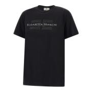 Elisabetta Franchi Svarta T-shirts och Polos Black, Dam