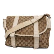 Gucci Vintage Pre-owned Canvas gucci-vskor Brown, Dam