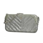 Chanel Vintage Pre-owned Laeder chanel-vskor Gray, Dam