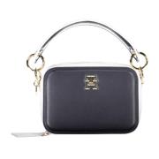 Tommy Hilfiger Blue Polyurethane Handbag Blue, Dam