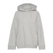 InWear Bas Hoodie Sweatshirt Ljusgrå Melange Gray, Dam