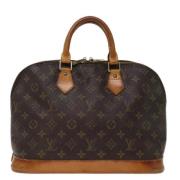 Louis Vuitton Vintage Pre-owned Canvas handvskor Brown, Dam