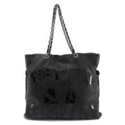 Chanel Vintage Pre-owned Laeder totevskor Black, Dam