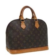 Louis Vuitton Vintage Pre-owned Canvas handvskor Brown, Dam