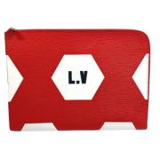 Louis Vuitton Vintage Pre-owned Laeder kuvertvskor Red, Herr