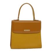 Burberry Vintage Pre-owned Laeder handvskor Yellow, Dam