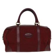 Celine Vintage Pre-owned Canvas celine-vskor Red, Dam