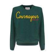 MC2 Saint Barth Grön Crew Neck Sweater Courmayeur Green, Herr