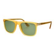 Persol Stiliga solglasögon med modell 0Po3336S Yellow, Unisex