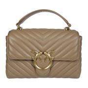 Pinko Puff Mini Love Lady Style Beige, Dam