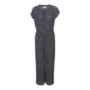 Kaffe Jumpsuit Byxor Midnatt Marin Blue, Dam