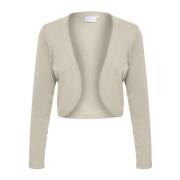 Kaffe Bolero Strik Cobblestone Gray, Dam