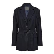 MOS MOSH Elegant Navy Blazer Blue, Dam