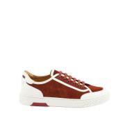 Testoni Velvet Suede Calf Sneaker Multicolor, Herr