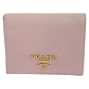 Prada Vintage Pre-owned Laeder plnbcker Pink, Dam