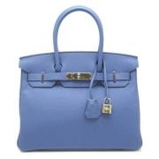 Hermès Vintage Pre-owned Laeder handvskor Blue, Dam