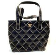 Chanel Vintage Pre-owned Laeder chanel-vskor Black, Dam