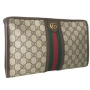 Gucci Vintage Pre-owned Canvas gucci-vskor Beige, Herr