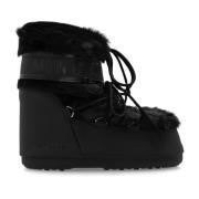 Moon Boot Snö stövlar Icon Low Faux Fur Black, Dam