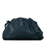 Bottega Veneta Vintage Pre-owned Laeder crossbodyvskor Blue, Dam