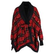 Balmain Pre-owned Pre-owned Polyester ytterklder Red, Dam