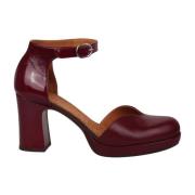 Chie Mihara Damaho45 Pumps med Bred Klack Red, Dam